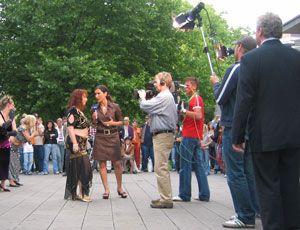 Beim Interview